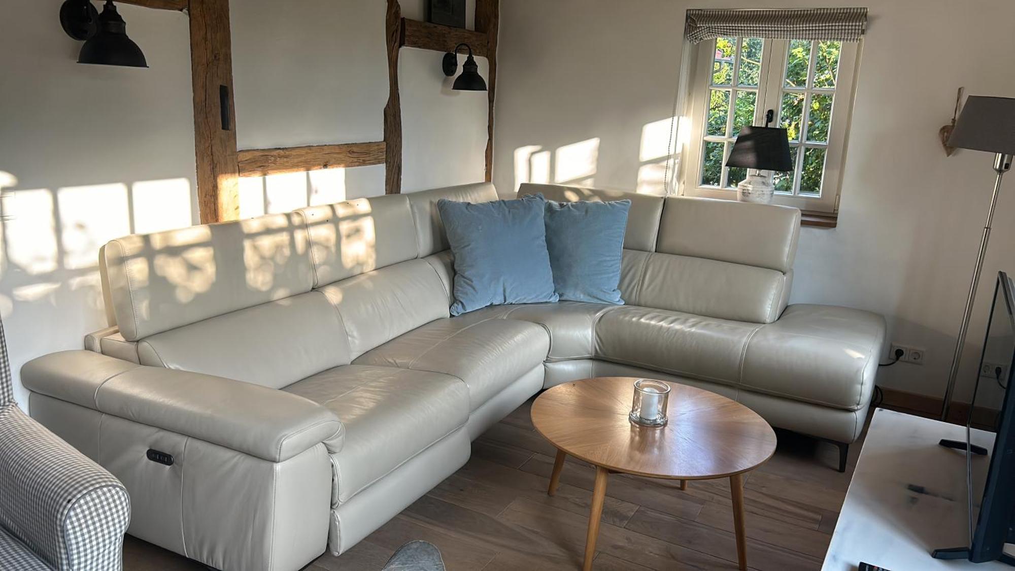 Gemuetliches Fachwerkhaus Am See Mit Kamin Warendorf Exterior foto